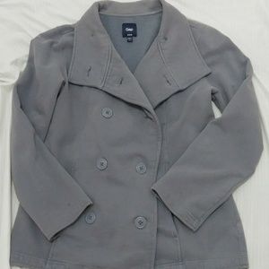 Mid Hip Gray Gap Pea Coat
